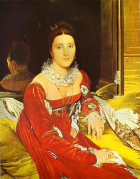 讓 奧古斯特 多米尼尅 安格爾 Madame de Senonnes 讓 奧古斯特 多米尼尅 安格爾 Madame de Senonnes
